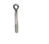 Eye Bolts,1/5pcs M5 M6 M8 M10 M12 M14 M16 304 A2 Stainless Steel Eyebolt Eyescrew Round Loop Circle Hole Eye Ring Screw Bolt(75mm,1pc M10)