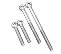 Eye Bolts 1pcs M5 M6 M8 M10 M12 M14 M16] 304 Stainless Steel Eye Bolt Stud Articulated Anchor Bolt Eye Bolt(70mm Half a tooth,M10)