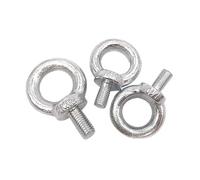 Eye Bolts 1Pcs M6 M8 M10 M12 M14 M16 M18 M20 Eye Bolt Zinc Plated Marine Lifting Screws Ring Loop Hole For Cable Rope Length: 12-60mm Eye Bolt(16mm,M18)