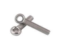 Eye Bolts 2-5pcs M5 M6 M8 M10 M12 Stainless Steel Thread Eye Bolt Stud Articulated Anchor(70mm,M5 5PCS)