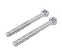 Eye Bolts 2 Pieces M12 Stainless Steel Machinery Shoulder Lifting Eyebolts for Home Renovation, Pipeline Gate Valves Fasteners,M12×160mm(M12x120mm)