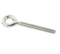 Eye Bolts 2pcs M4 M5 M6 M8 Eye Screw Bolt Ring/Hook 304 Stainless Steel Screws With 2pcs Nuts(Closed hook,M4)