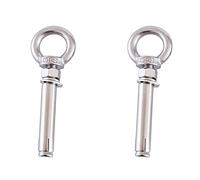 Eye bolts, Expansion Eye Bolts, 2 Pcs M12 Expansion Eyebolt Eye Nut Screw with Ring, for Ceiling Concrete Masonry(M12x130mm)