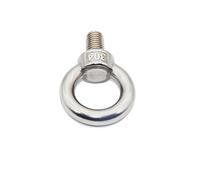 eye bolts heavy duty 1-5PCS M3 M4 M5 M6 M8 M10 M12 Lifting Eye Nuts/screw Ring Eyebolt Hooking Nut Screws 304 Stainless Steel machinery shoulder swing lifting eye bolt(M4,1PCS)