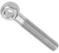 Eye Bolts Heavy Duty, 304 Stainless Steel Metric Thread M24 Shoulder Machinery Lifting Screws Good Mechanical Properties Eyebolts(M24x450mm)