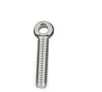 Eye Bolts M5 M6 M8 304 Stainless Steel Ring Eye Bolt Slip Hole Screw(M8x55mm(2PCS))