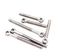 Eye Bolts M5 M6 M8 M10 M12 M14 M16 GB798 304 Stainless Steel Loop Circle Hole Bolt Ring Eye Screw Eyebolt Eyescrew Metric Thread(45mm,M10 1pc)