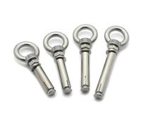 Eye Bolts Screw,1Pcs Anti-Loose Sheep Pull Belt Expansion Screws Hanging Swing Hook M6 M8 M10 304 Stainless Steel(M8*90mm)