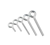 Eye Bolts Screw in Carbon Steel Eyebolt Ring Hook Bolt Closed Sheep Eye Machine Tooth Screw M3M4M5M6M8M10(10pcs M4x40)