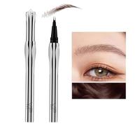 Eye Brow Pencil - Defining Pencil Eyebrow Tint Pen - Eyebrow Pen Waterproof, Brow Pen Eyebrow Liner 2 Tip, Long-Lasting Eye Brow Pencils