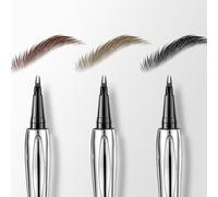 Eye Brow Pencils for Women, Sculpt and Define Your Brows with Fork Tip, Microblading and Smudgeproof Eyebrow Pen, Waterproof and Long-Lasting Microblading and Smudgeproof Eyebrow Pen Goowafur