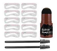 Eye Brow Stencil Kits - 1.18x1.18x3.39in 10-Piece Set, Waterproof Eyebrow Template, Brow Shaping Stencil For Precise Trimming, Drawing, Grooming, Eyebrow Tinting | Women Girls Everyday Home Makeup