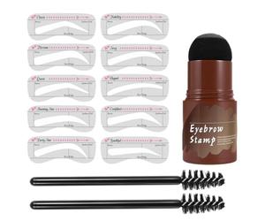 Eye Brow Tinting Kit - 10 Pieces Brow Stencil Waterproof Eyebrows Template