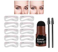 Eye Brow Tinting Kit - Waterproof Brow Stencil Template Set, Easy Eyebrow Shaping Charm Tool, For Home Outdoor Use | Beginner-Friendly Makeup Guide For Women Girls Special Occasions