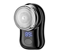 Eye Brown Razor - for Men, Lightweight Pocket Shaver, Wet and Dry Shaver, Portable Rechargeable Razor for Men, for Car, Travel, Beard, Face Women, Black (D, One Size)