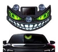 Eye Car Windscreen Light, Solar Powered 5 Modes No Drill