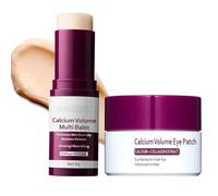 Eye Care Duo,Calcium Collagen Multi Balm Stick + Under Eye Patches Set, Hydrating Moisture Stick for Face Eyes Lips Neck, Help Improve Appearance of Fine Lines, Daily Multi-Use Skincare