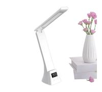 Eye-Caring LED Desk lamp- 3.7x4.3in Adjustable Touch-Control lampWith LCD Display, Energy-Efficient Eye Protection Lighting | Easy Desktop lampFor Reading Studying Working Home Office