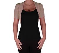 Eye Catch EyeCatchClothing - Erin One Size Bolero Knit Shrug Beige
