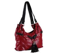 Eye Catch - Florence Womens Faux Leather Braided Handle Tote ShoulderBag HandBag