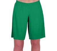 Eye Catch Star Ladies Jersey Relaxed Comfort Elasticized Flexi Stretch Womens Shorts Plus Sizes Jade Green Size 12/14