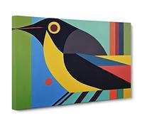 Eye Catching Abstract Bird Canvas Wall Art Print 30x20 Inch
