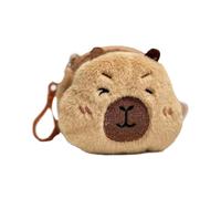 Eye Catching Capybara Plush Coin Pouches Functional Storage Bag Practical Plush Zippered Wallet for Everyday Use Asian Purse