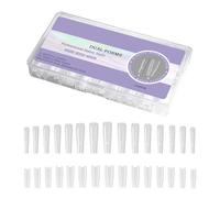 Eye Catching Clear Nails Extension Templates With Dog Ladder Design For Professional Salon Styles Manicures Gel Nail Extension Forms