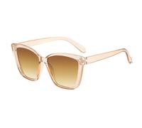 Eye-Catching Design: Embodying retro modern charm, the square sunglasses feature an uplifted frame and feline eye silhouette, crafted to elevate everyday looks for daily commuting effortlessly