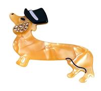 Eye Catching Dog Hair Clip Friendly Acetate Hairpin Party Hair Decoration Costume Accessory For Trendy Women