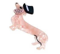 Eye Catching Dog Hair Clip Friendly Acetate Hairpin Party Hair Decoration Costume Accessory For Trendy Women