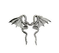 Eye Catching Dragon Earrings Ear Jewelry Removable Ear Studs Stylish Dark Dragon Earrings For Parties And Performances Cool