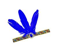 Eye-catching Feathered Headbands Gras Headwear for Girls Masquerade Hair Accessories Gras Flapper Headband
