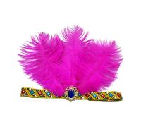 Eye-catching Feathered Headbands Gras Headwear for Girls Masquerade Hair Accessories Gras Flapper Headband