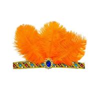 Eye-catching Feathered Headbands Mardi Gras Headwear For Girls Masquerade Hair Accessories Flapper