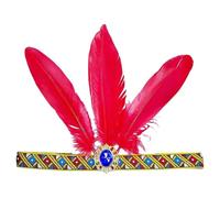 Eye-catching Feathered Headbands Mardi Gras Headwear for Girls Masquerade Hair Accessories Mardi Gras Flapper Headband