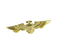 Eye-Catching Gold Metal Aviator Pin (1 Pc.) - Perfect Accessory for Military, Uniforms, World Book Day, Fashion, & More Halloween Halloween