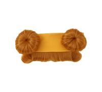 Eye-Catching Golden Hairpiece Newborn Trendy Gold Hairpiece Headband Festive Hair Accessories For Little Girls