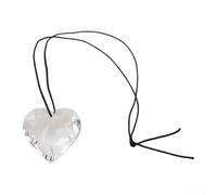 Eye Catching Hanging Heart Pendant for Various Decor Settings 30mm/45mm for Colorful Sunlight Effects (30mm transparent)