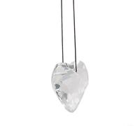 Eye Catching Hanging Heart Pendant for Various Decor Settings 30mm/45mm for Colorful Sunlight Effects (45mm transparent)