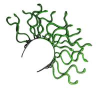 Eye-Catching Headband For Halloween Large Snake Shape Crowns Trendy Festival Hair Accessory Photo Props Halloween Snake Headband