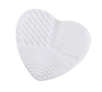 Eye Catching Heart Shape Silicone Brush Cleaner with Multiple Textures Makeup Accessories Cleaner for Deeply Cleaning Heart Shape Brush Cleaner