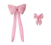 Eye-catching Party Decor 2 Pcs Bow for Themed Room Backdrop Ideal Weddings Birthdays Engagements Bachelorette Parties Baby Showers Door Wall Pink