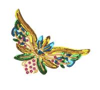 Eye Catching Sequins Butterfly Sewing On Applique for Skirts Hats Hair Clip and Stage Performances Dancing Costume Costume Accessory