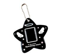 Eye Catching Star PVC Card Case Decorative Photo Sleeve Offering Safe Protecting For Your Cards At School Or Office Cartoon Pendant