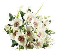 Eye Catching Sunflower Gerbera Artificial Flower, Perfect for Special Occasions (milk white)