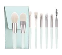 Eye Catching Synthetic Fiber 8pcs Makeup Brushes Macaron Colors Unisex Cosmetic Brushes For Professional Look