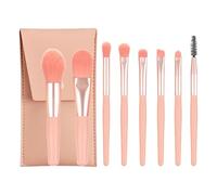 Eye Catching Synthetic Fiber 8pcs Makeup Brushes Macaron Colors Unisex Cosmetic Brushes For Professional Look