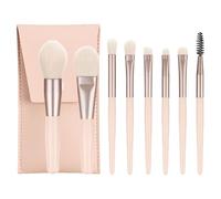 Eye Catching Synthetic Fiber 8pcs Makeup Brushes Macaron Colors Unisex Cosmetic Brushes for Professional Look Soft Bristles