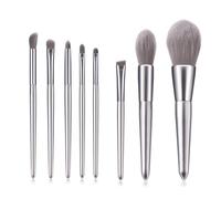 Eye Catching Synthetic Fiber 8pcs Makeup Brushes Set Delicate Cosmetic Brushes Face Makeup for Professional Look Stippling Brush